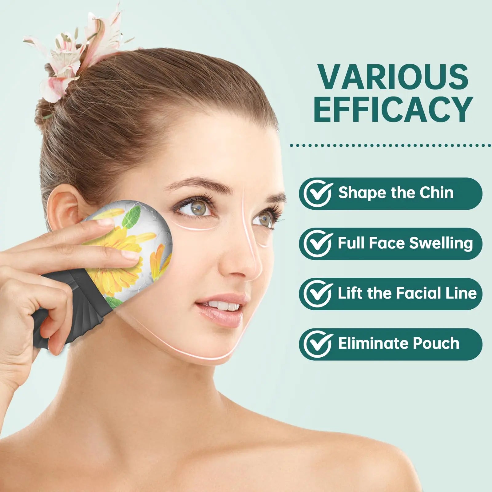 GlacialLift Roller Facial Contorno Pro